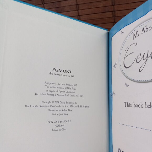 Lot 3 Winnie The Pooh Books All About Piglet Tigger Eeyore Disney 2018 - Picture 12 of 14